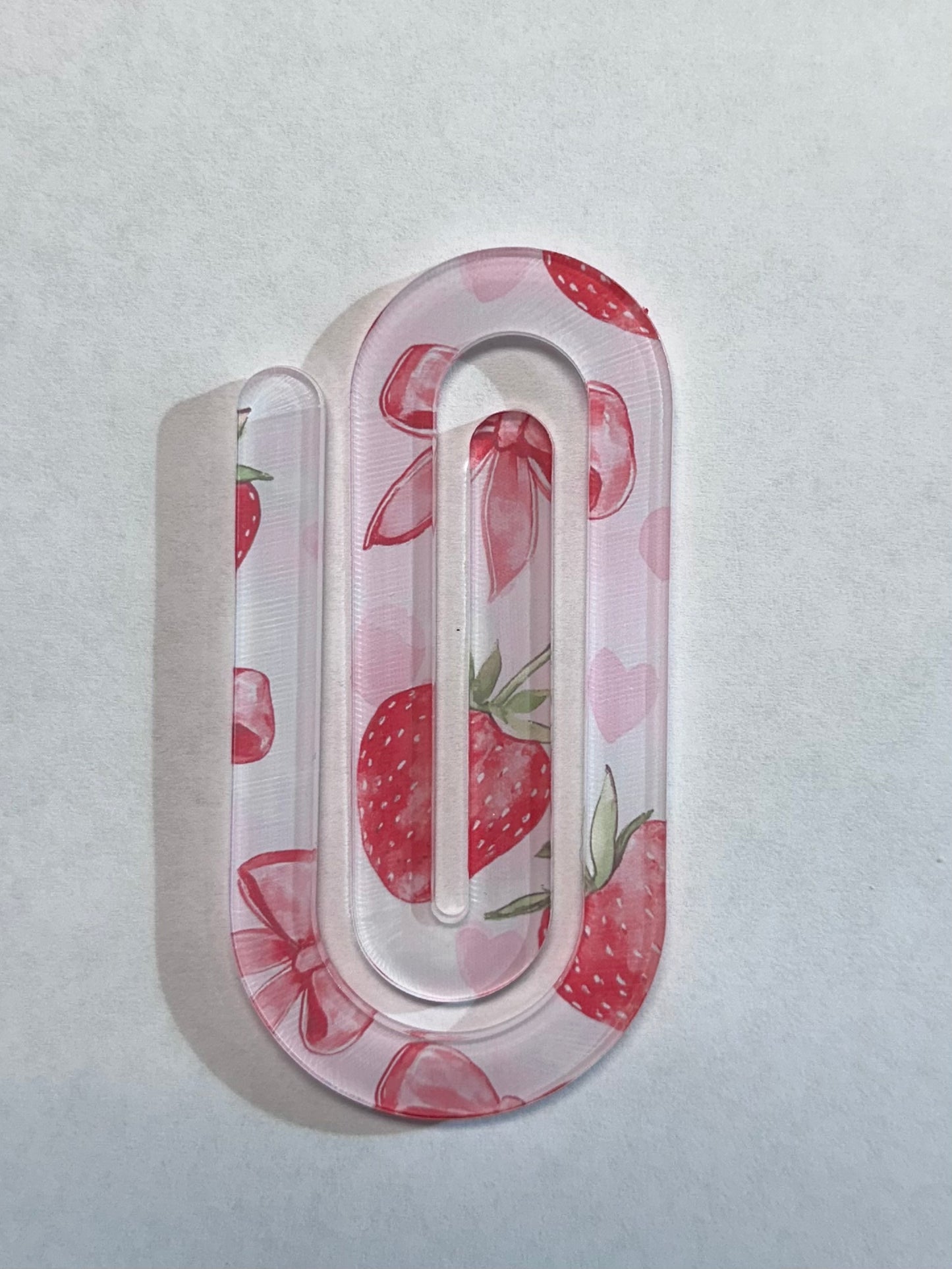 Jumbo Acrylic Paperclips | Bookmark & Paper Organizer