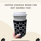 Gingerbread Coffee Sleeve Coozies - Sweat Proof & Cute