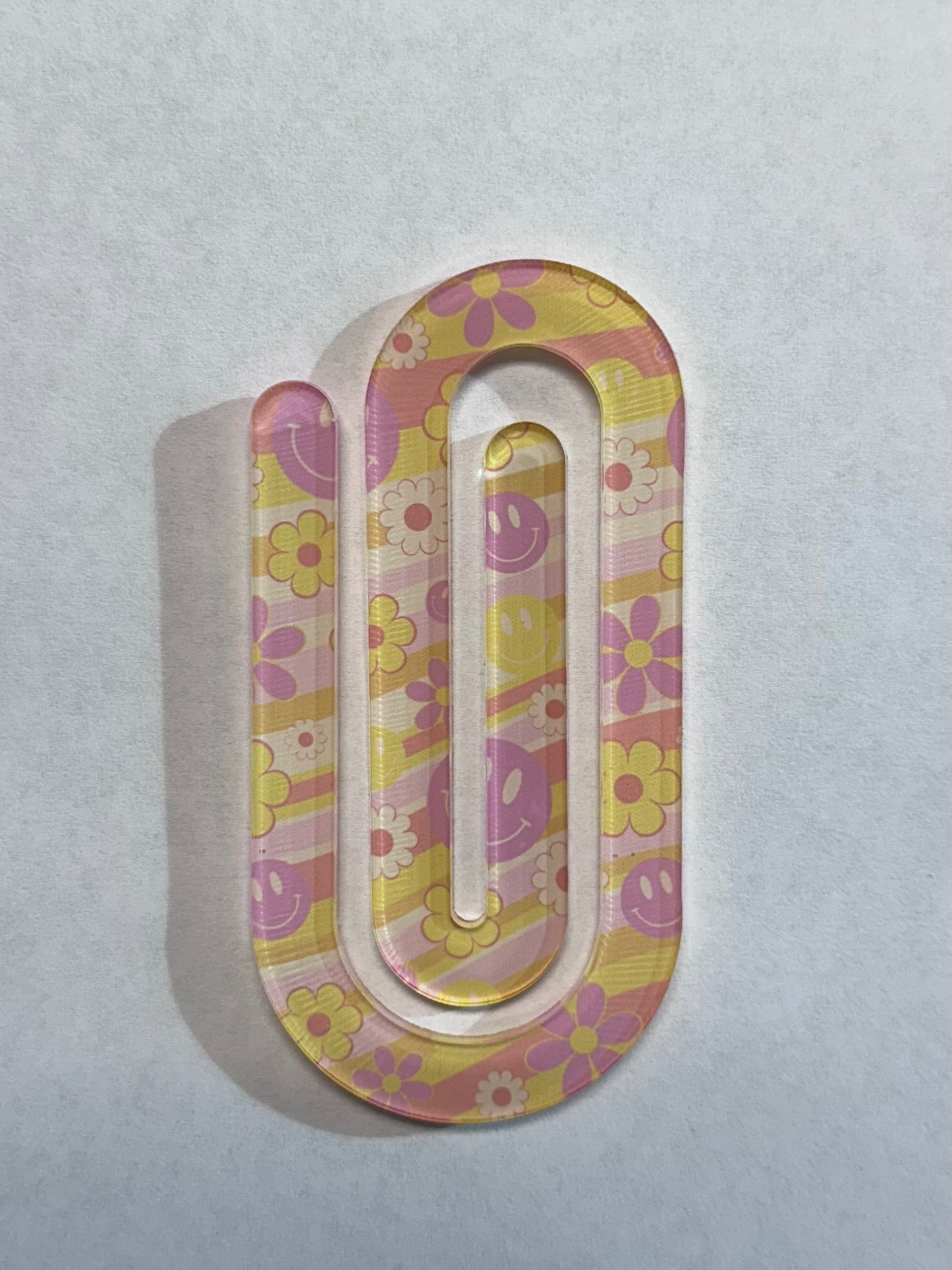 Jumbo Acrylic Paperclips | Bookmark & Paper Organizer