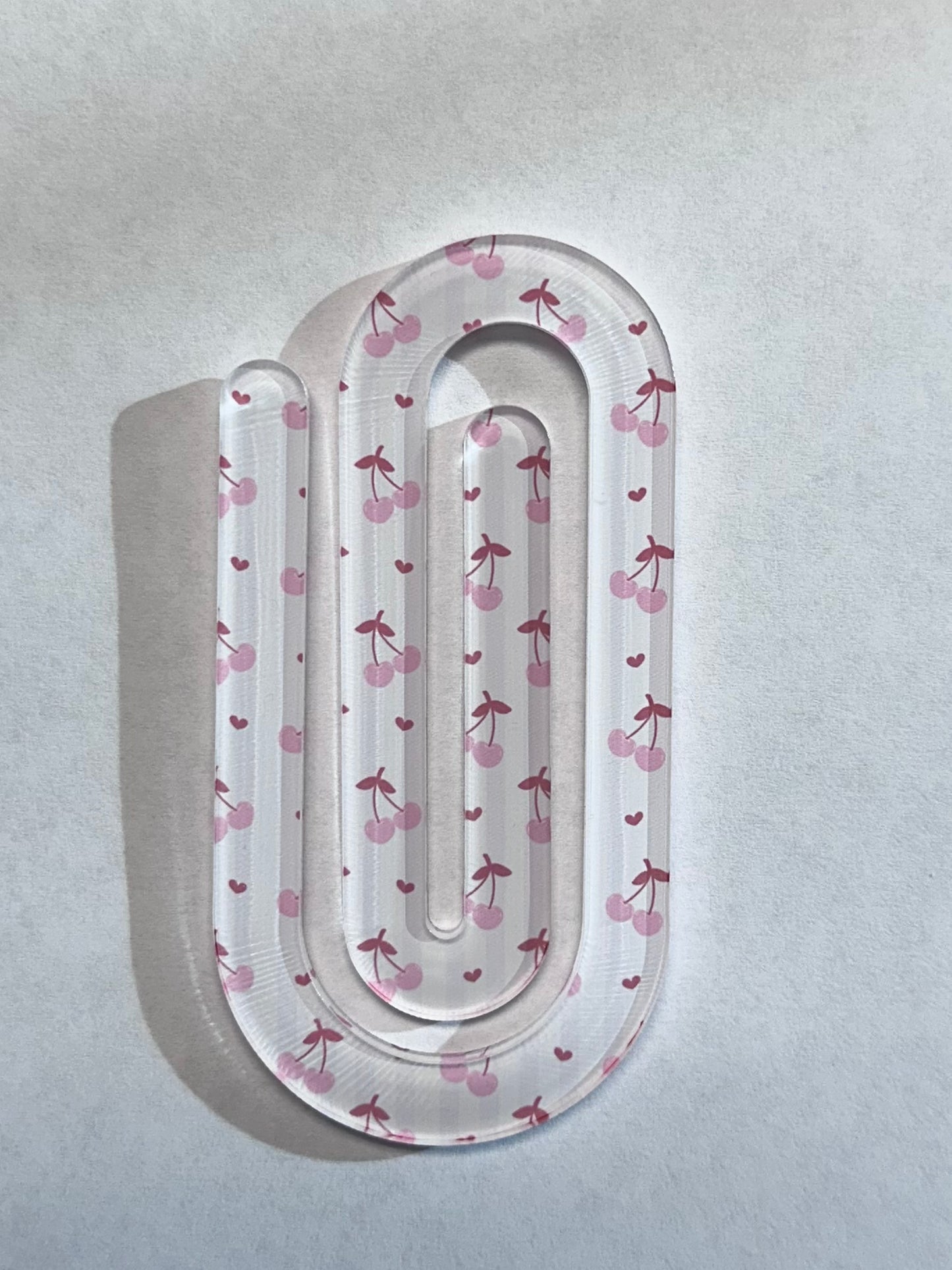 Jumbo Acrylic Paperclips | Bookmark & Paper Organizer