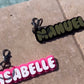 Acrylic Mama Keychains - Checkered, Neutral, Bright Design
