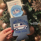 Car Coaster 2pc 1 Pack Set - Foam Polyester -Handmade with Sublimation - Many Designs -1 pack