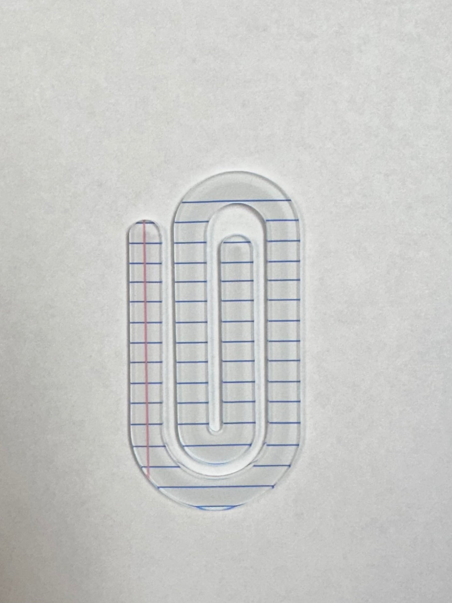 Jumbo Acrylic Paperclips | Bookmark & Paper Organizer