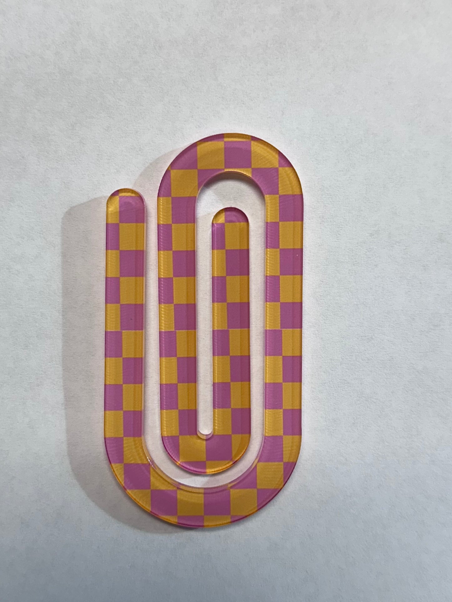 Jumbo Acrylic Paperclips | Bookmark & Paper Organizer