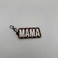 Personalized Checkerboard Keychain