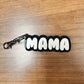 Acrylic Mama Keychains - Checkered, Neutral, Bright Design