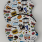 Wholesale 8 pack-  Car Coaster 2pc Set- Unpackaged - Foam Polyester -Made with sublimation - Many Designs
