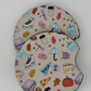 Wholesale 8 pack-  Car Coaster 2pc Set- Unpackaged - Foam Polyester -Made with sublimation - Many Designs