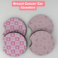Car Coaster 2pc 1 Pack Set - Foam Polyester -Handmade with Sublimation - Many Designs -1 pack