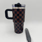 14ooz Kids Leak Proof Tumblers -UV Screen Printed - Checkered, Floral
