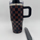 14ooz Kids Leak Proof Tumblers -UV Screen Printed - Checkered, Floral