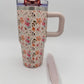 14ooz Kids Leak Proof Tumblers -UV Screen Printed - Checkered, Floral
