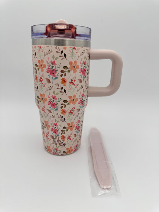 14ooz Kids Leak Proof Tumblers -UV Screen Printed - Checkered, Floral