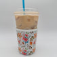 Wildflower Coffee Sleeve Coozies - Sweat Proof & Cute