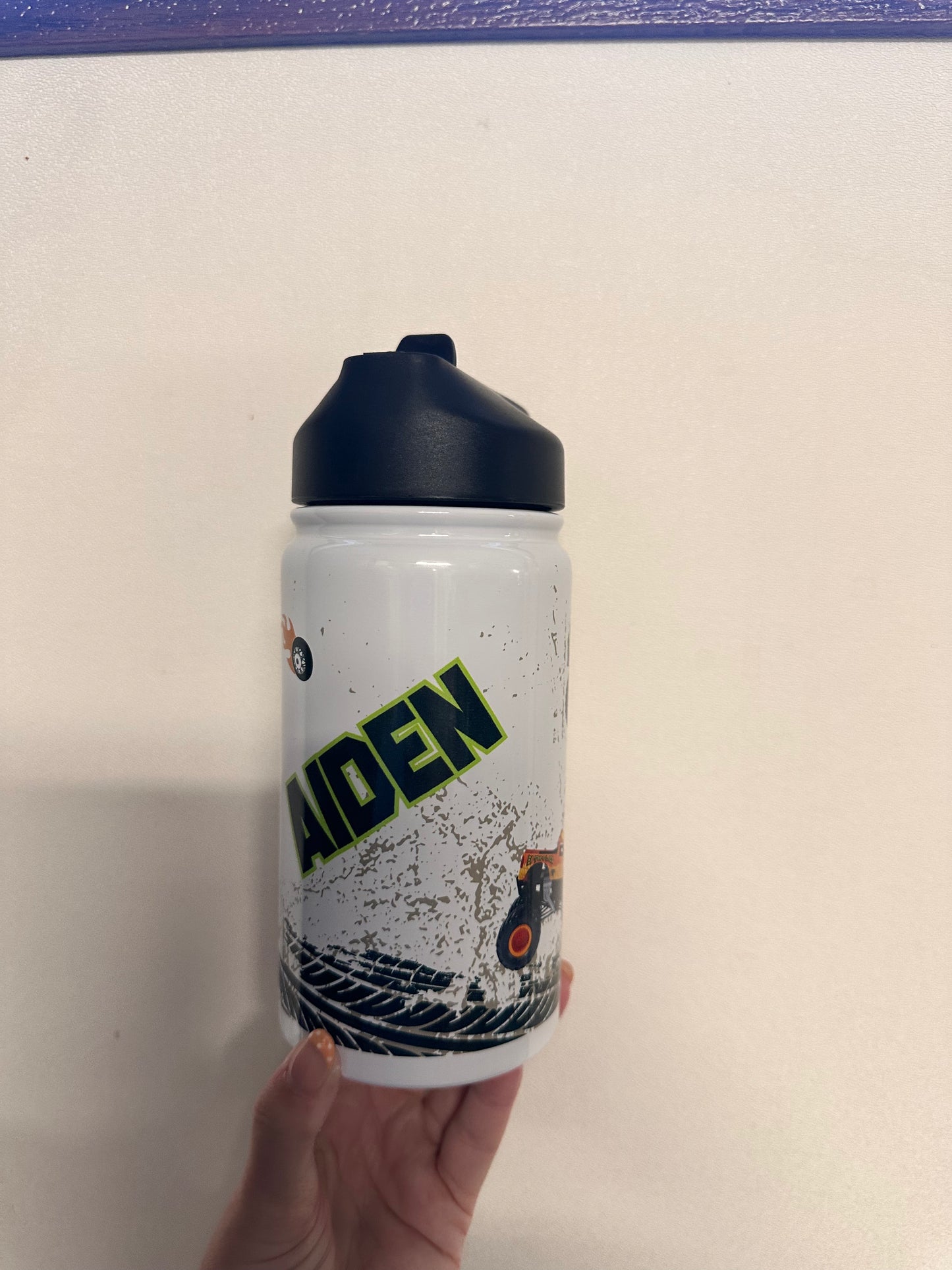 Monster Jam Truck 12oz Stainless Steel Kids Cup - Grave Digger, Megladon