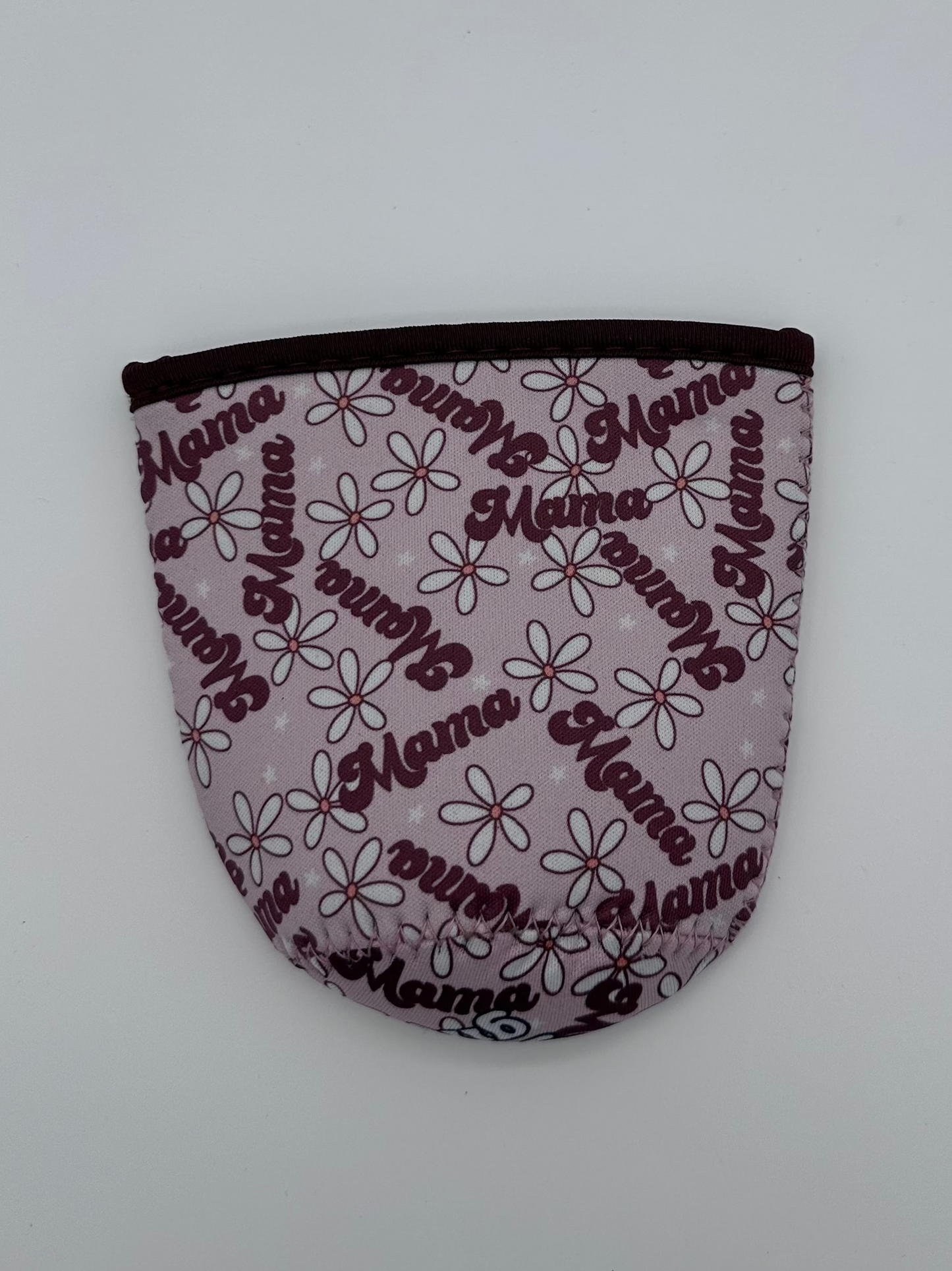 Mama Floral Coffee Sleeve Coozie - Sweat Proof & Cute