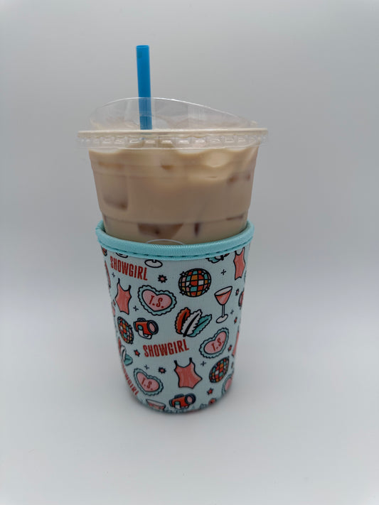 T.Swift Showgirl Coffee Sleeve Coozie - Sweat Proof & Cute