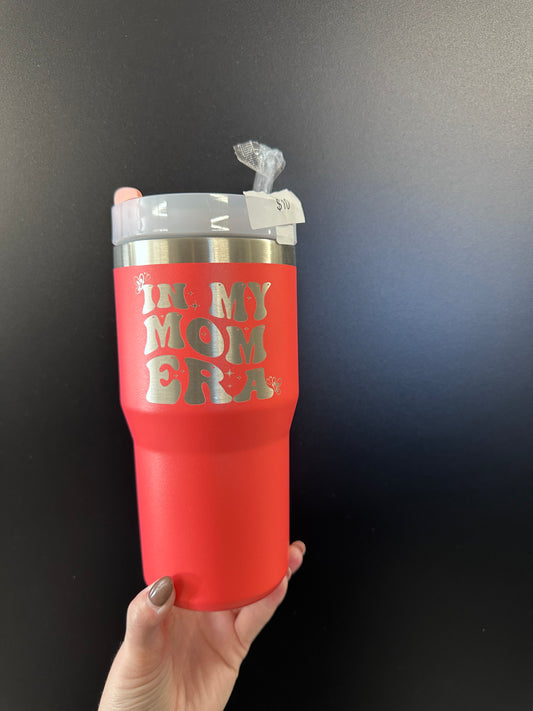 In my mom era engraved- Stainless Steel 20oz