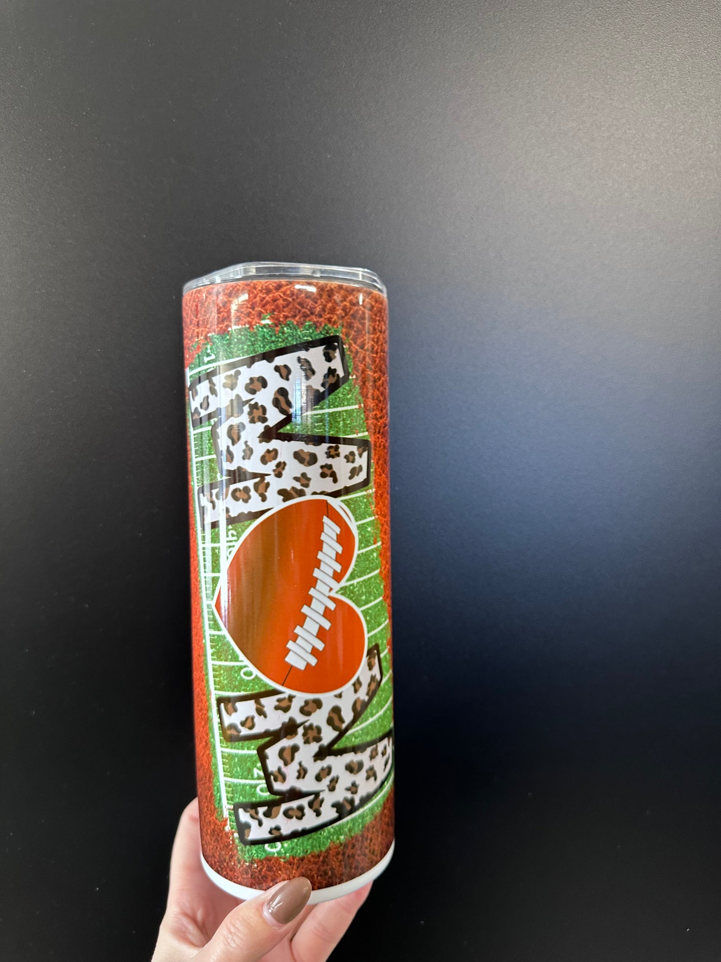 Football Mom - Stainless Steel 20oz