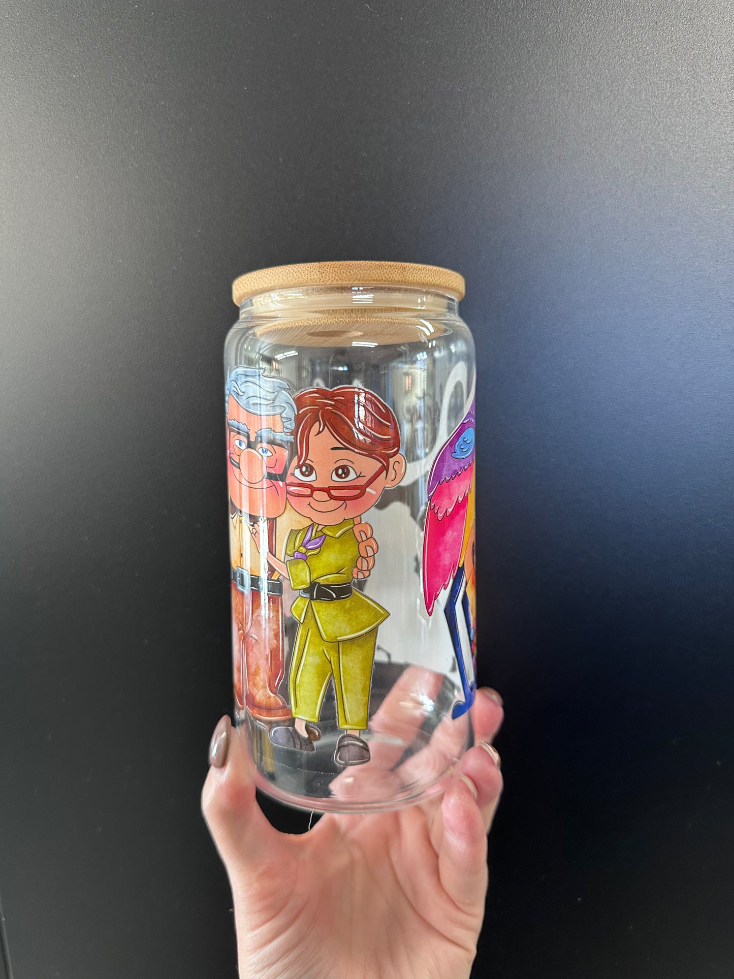 Up -16oz with lid + straw! UV DECAL