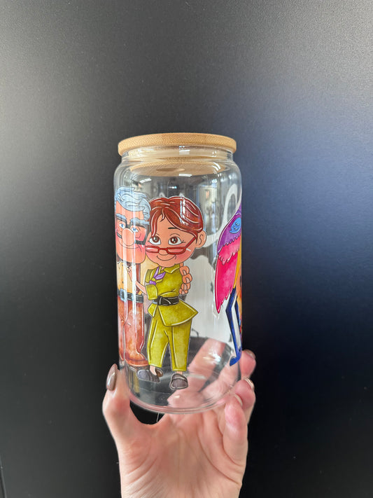 Up -16oz with lid + straw! UV DECAL