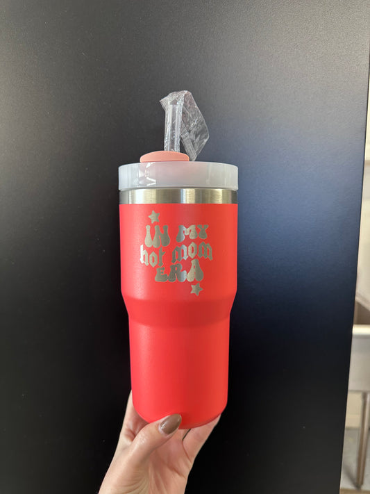 In my hot mom era engraved - Stainless Steel 20oz