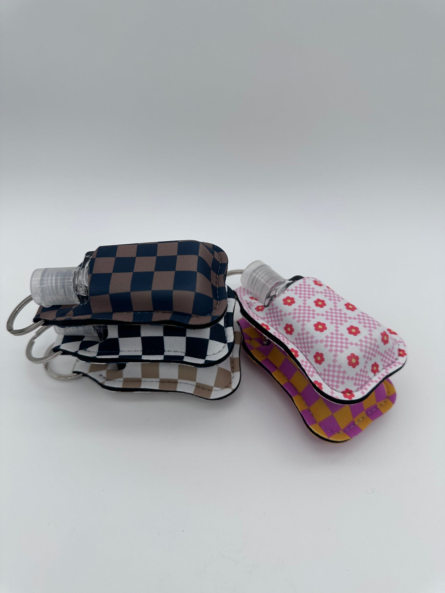 Hand Sanitizer Holder Keychain - Sanitizer Included