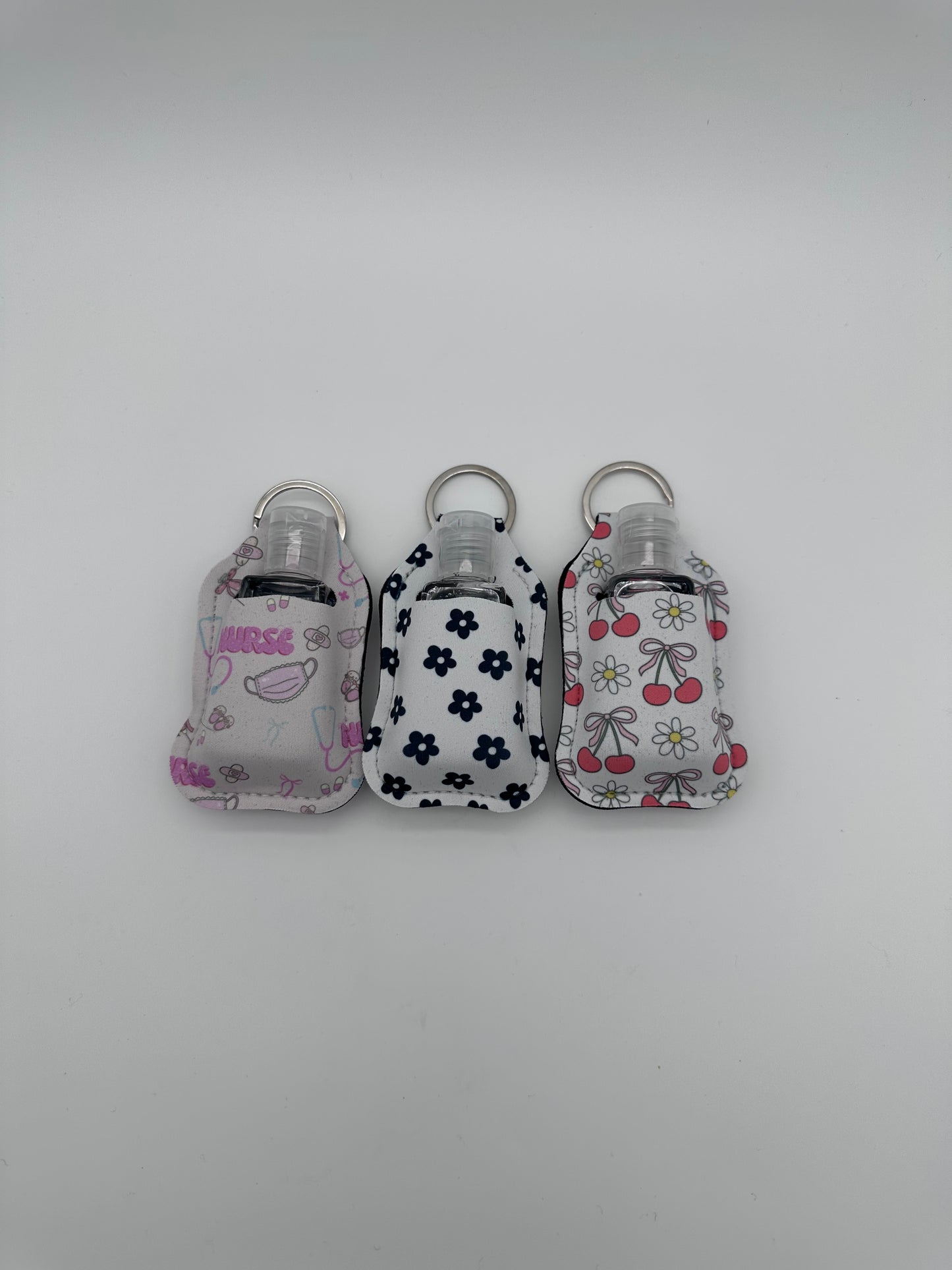 Hand Sanitizer Holder Keychain - Sanitizer Included