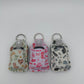 Hand Sanitizer Holder Keychain - Sanitizer Included