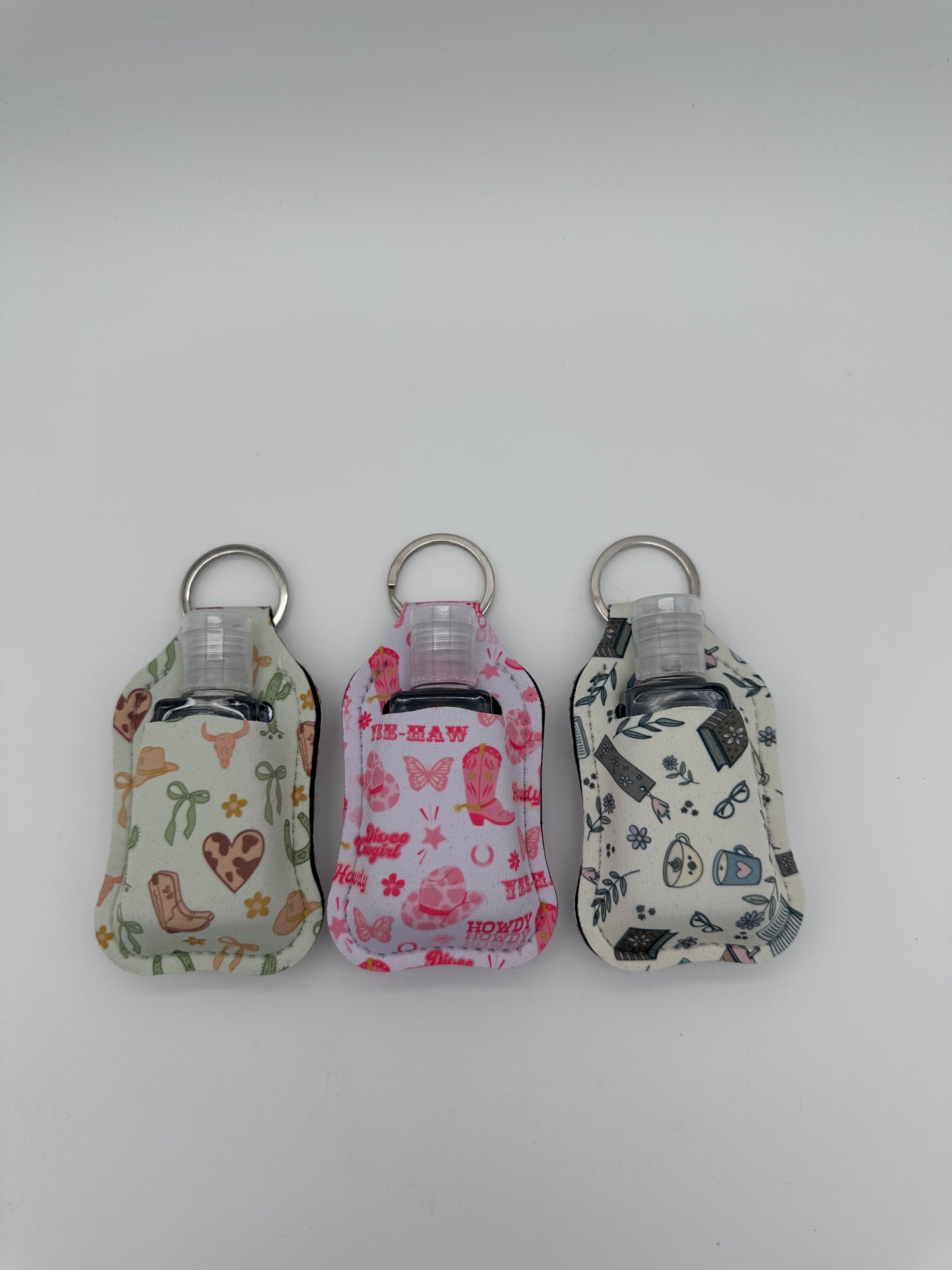 Hand Sanitizer Holder Keychain - Sanitizer Included