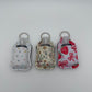 Hand Sanitizer Holder Keychain - Sanitizer Included