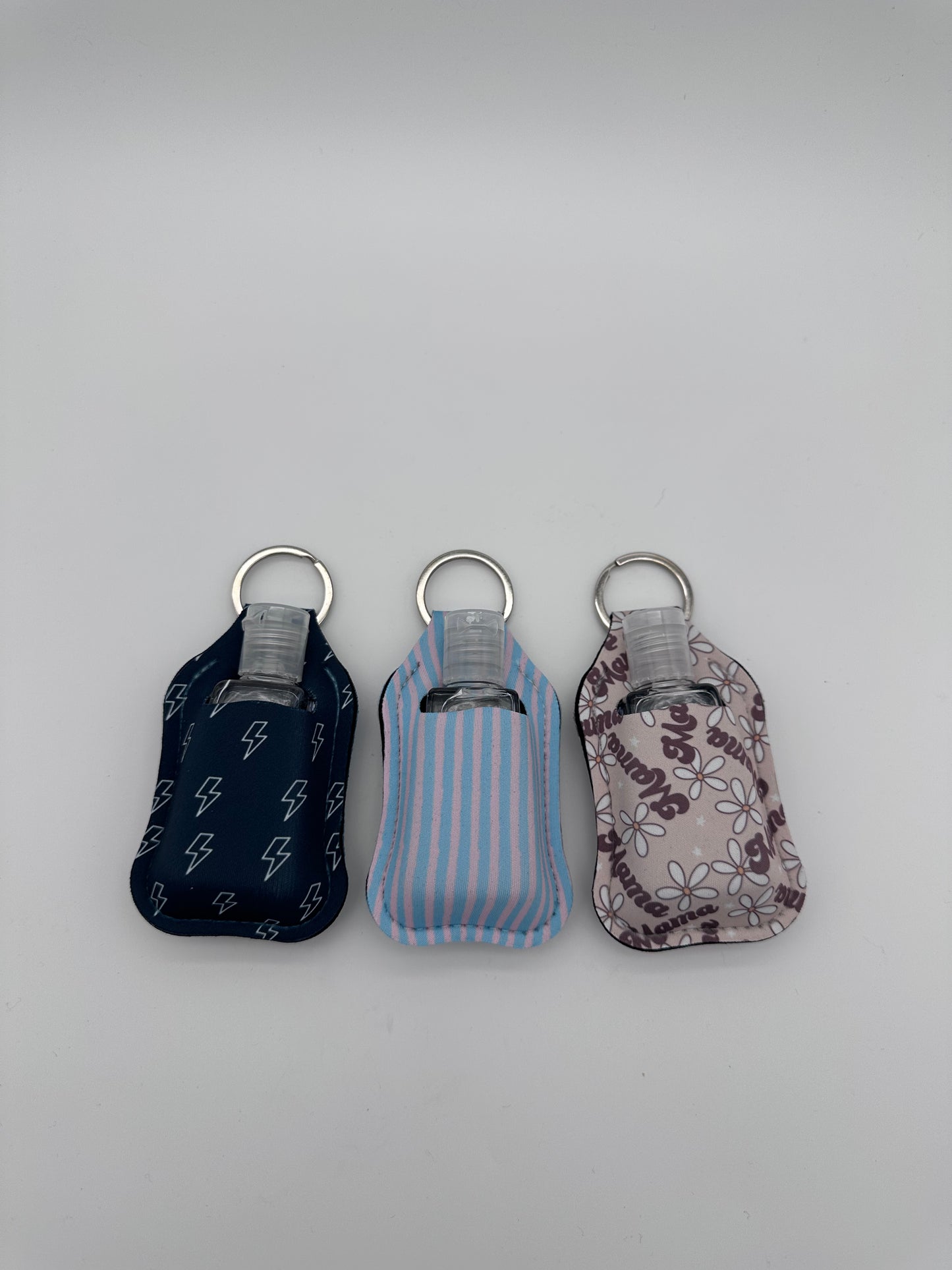 Hand Sanitizer Holder Keychain - Sanitizer Included