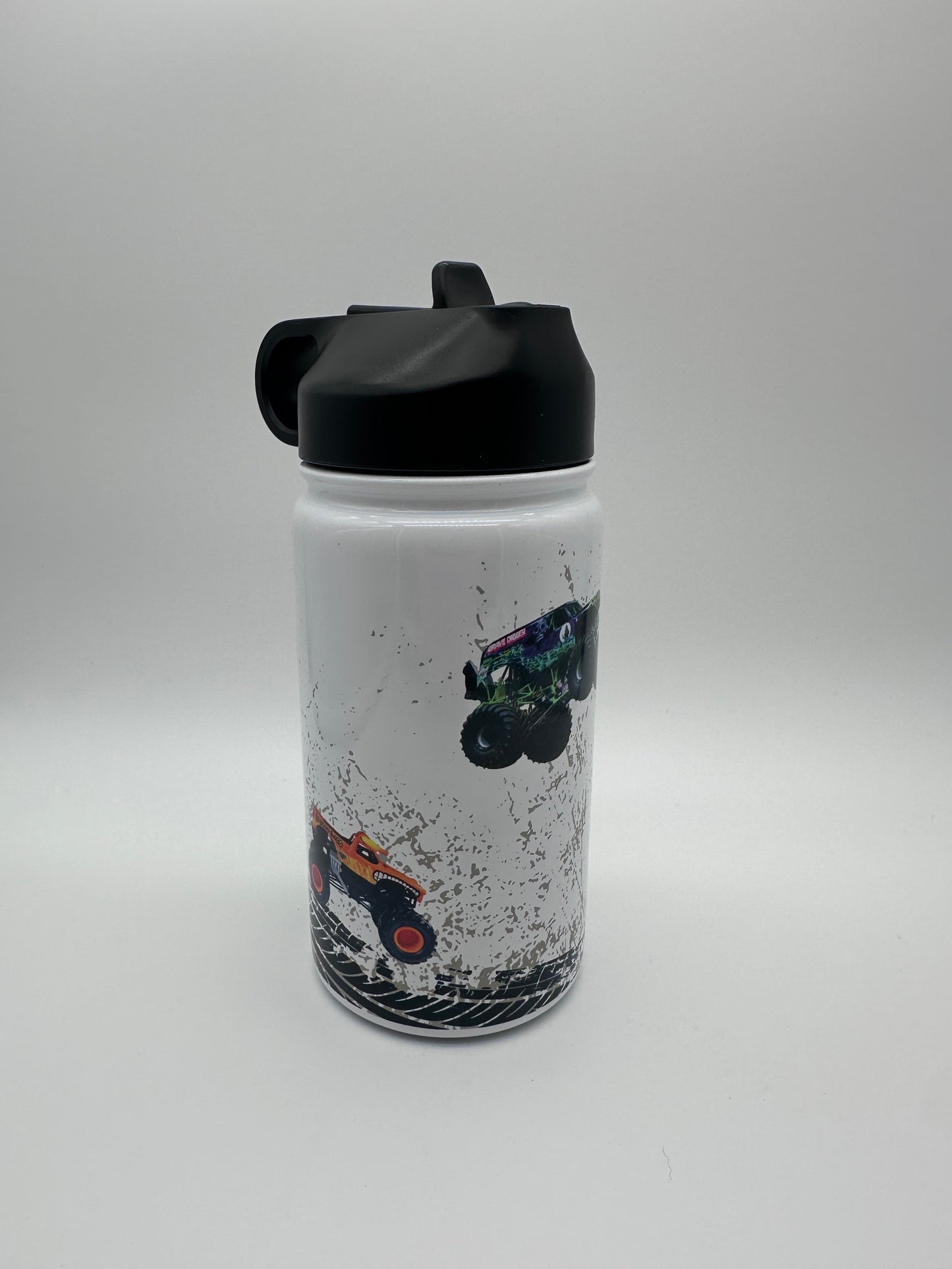 Monster Jam Truck 12oz Stainless Steel Kids Cup - Grave Digger, Megladon
