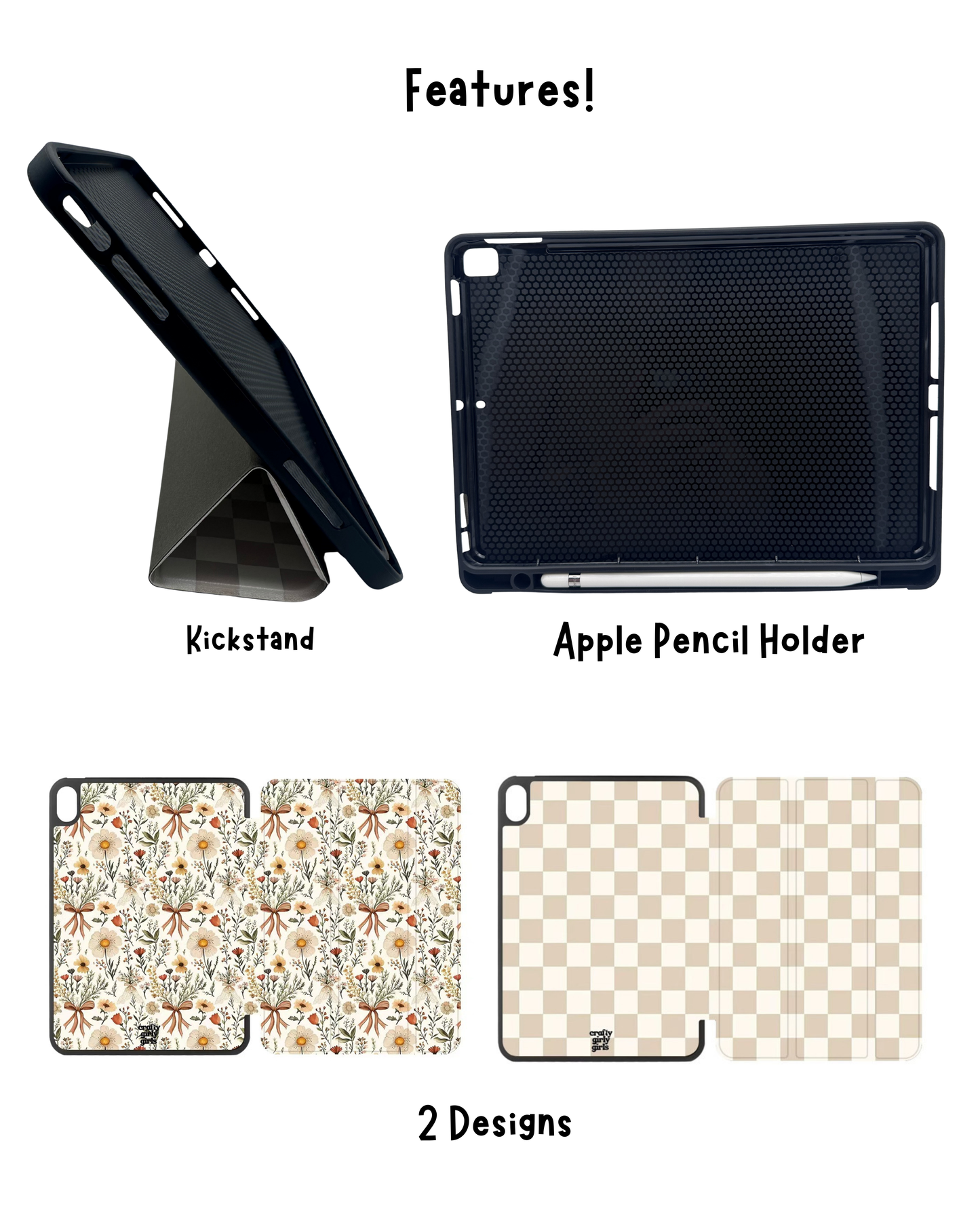 iPad Cases - 13", 11", 10.9", 10.5" 10.2", 8.3"