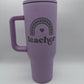 Teacher - Purple Leakproof Engraved 40oz Stainless Steel