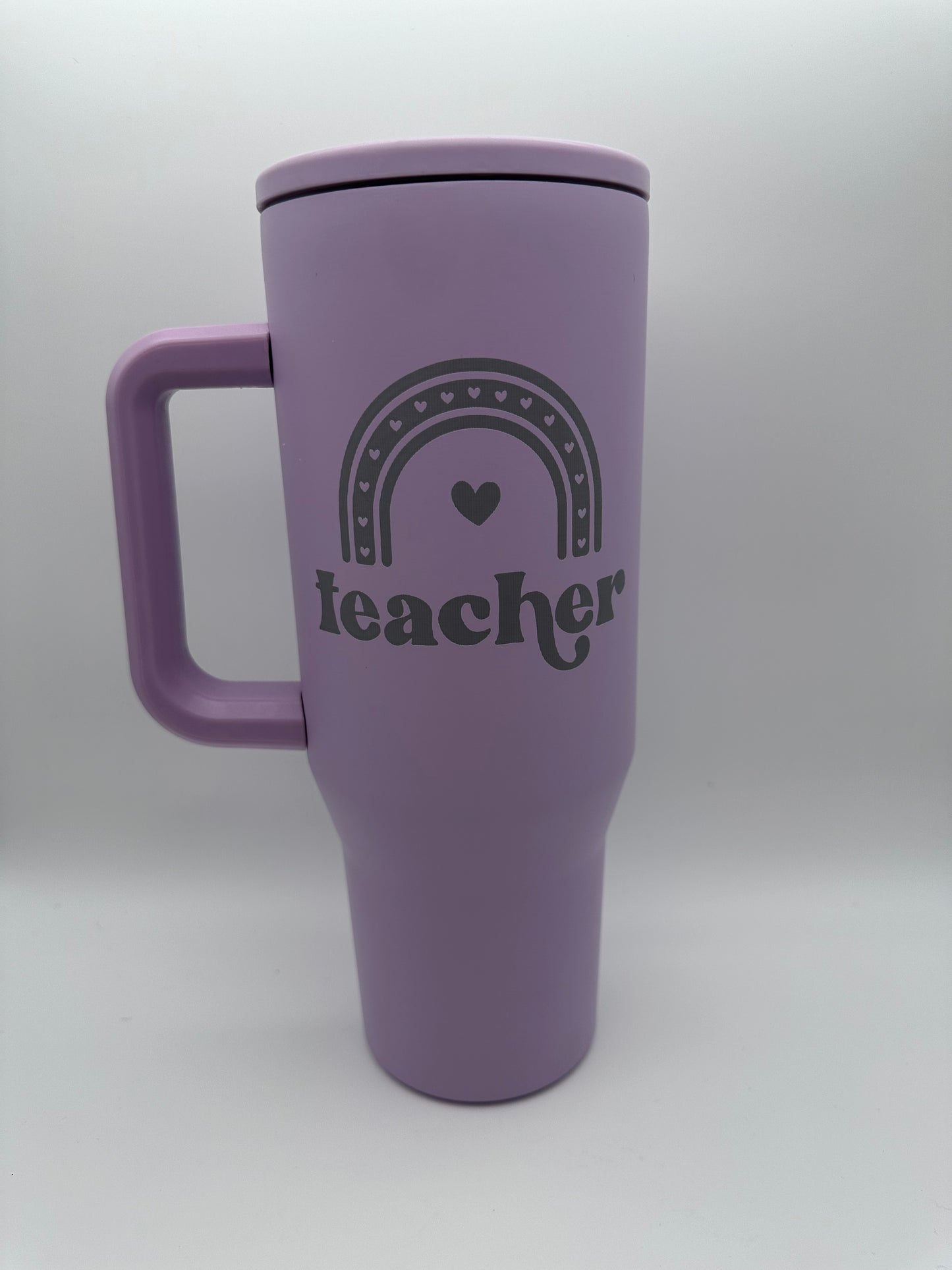 Teacher - Purple Leakproof Engraved 40oz Stainless Steel