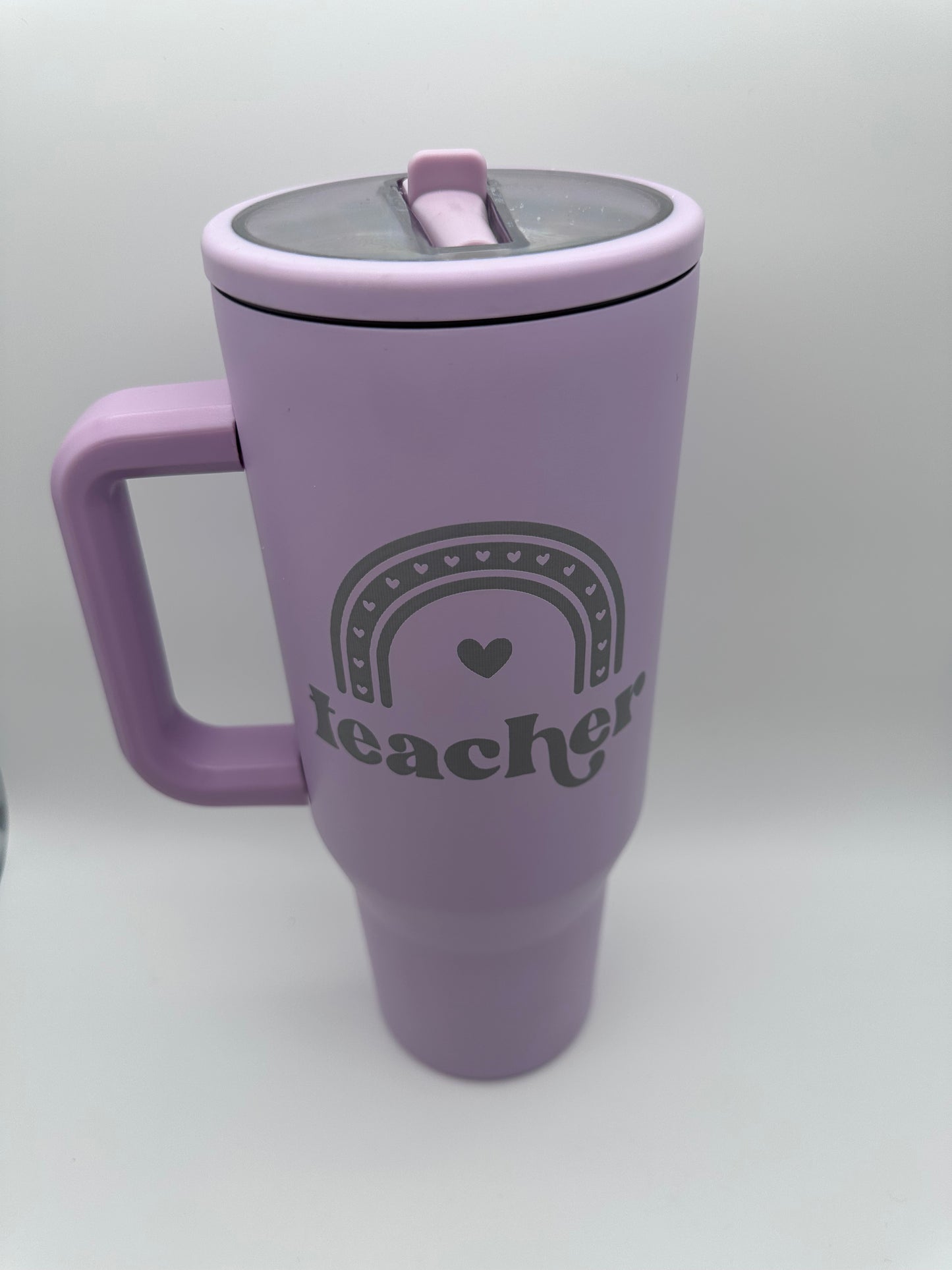 Teacher - Purple Leakproof Engraved 40oz Stainless Steel
