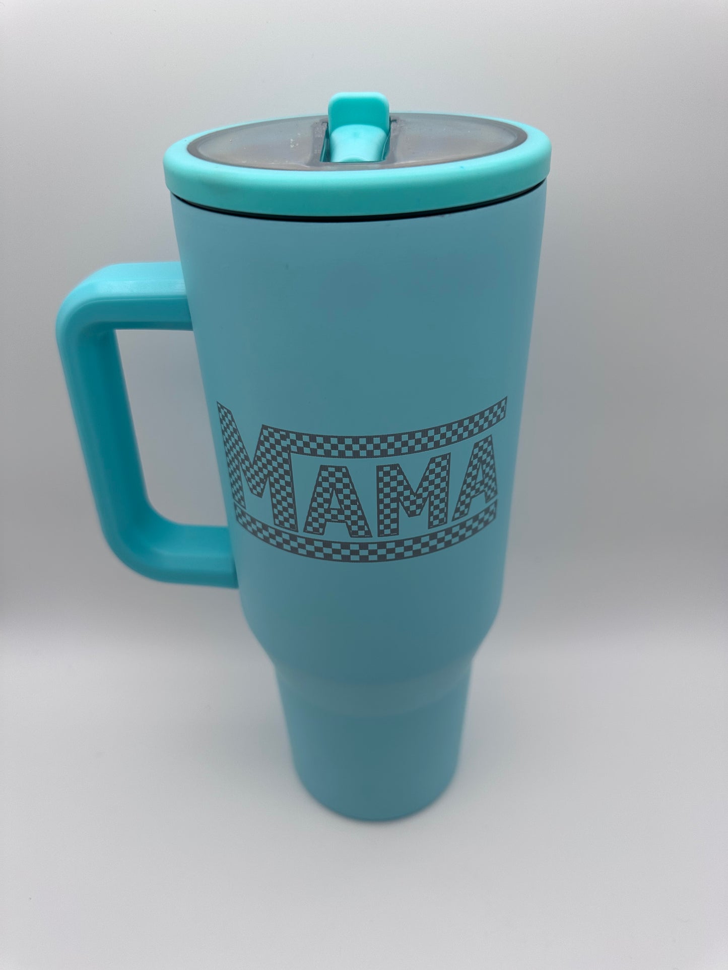 Mama Vans - Blue Leakproof Engraved 40oz Stainless Steel