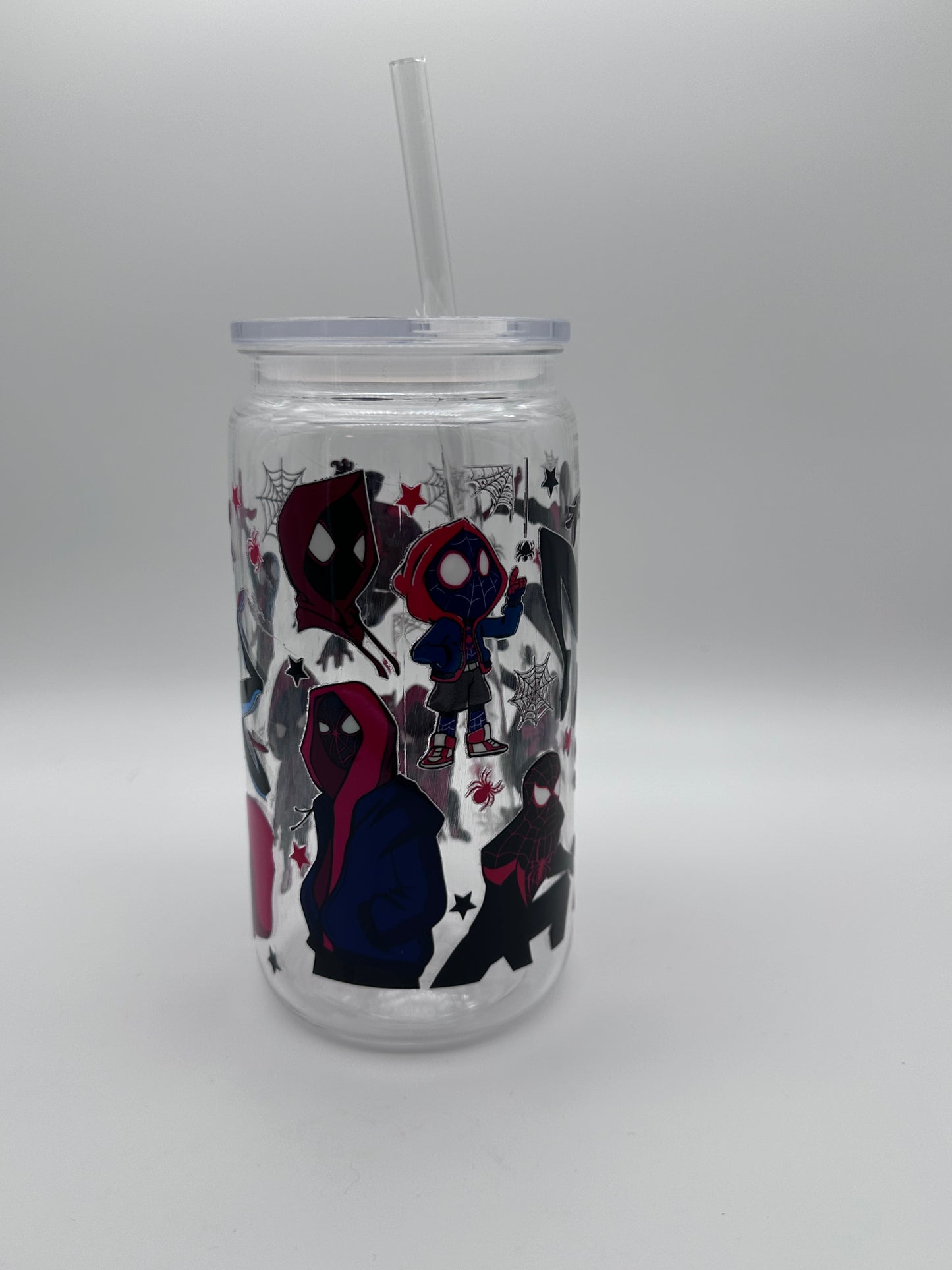 Spiderman - Plastic Cup w/ Straw UV VINYL