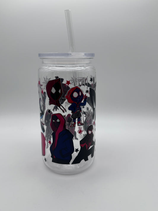 Spiderman - Plastic Cup w/ Straw UV VINYL