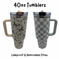 40oz Leakproof Tumbler w/ Removable Straw