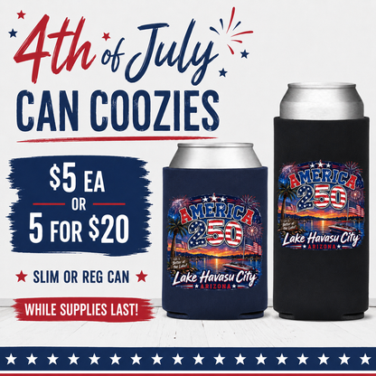 4th of July Can Coozies