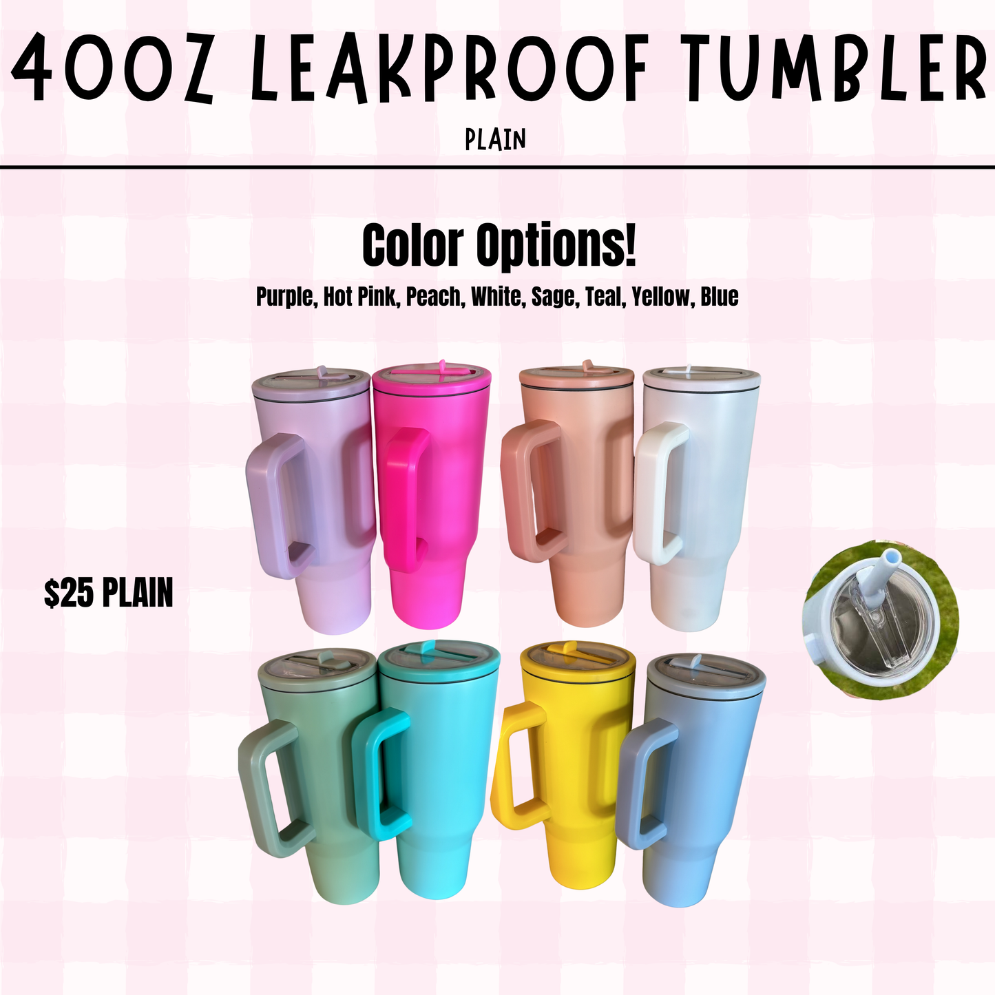 40oz Leakproof Tumbler