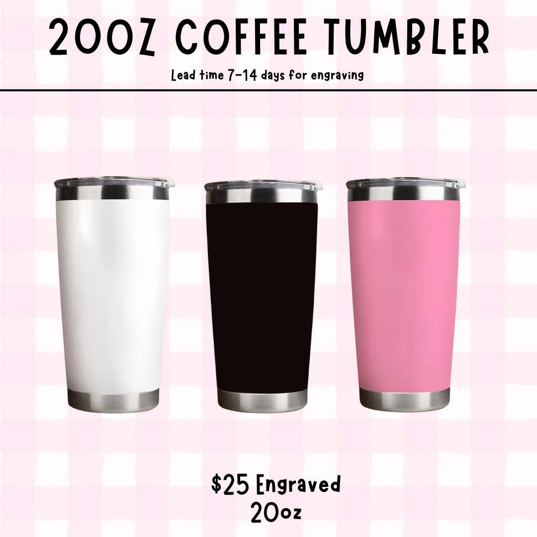 Engraved Tumbler - Custom Design/Logo