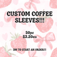 WHOLESALE Coffee Sleeves Coozies - Sweat Proof - 8pc Pack - Drinkware, Bottle, Cup Accessories