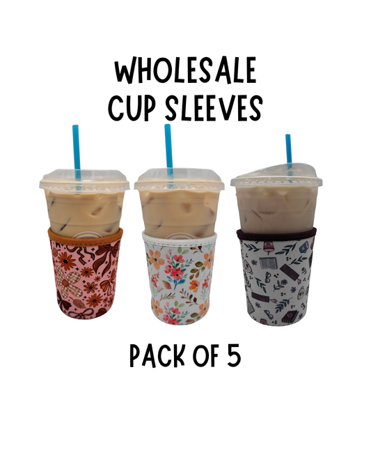 Wholesale Coffee Cup Sleeves - 5pc Pack