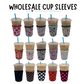 Wholesale Coffee Cup Sleeves I 5pc Pack | Reusable, Washable & Sweat-Proof Drink Sleeves