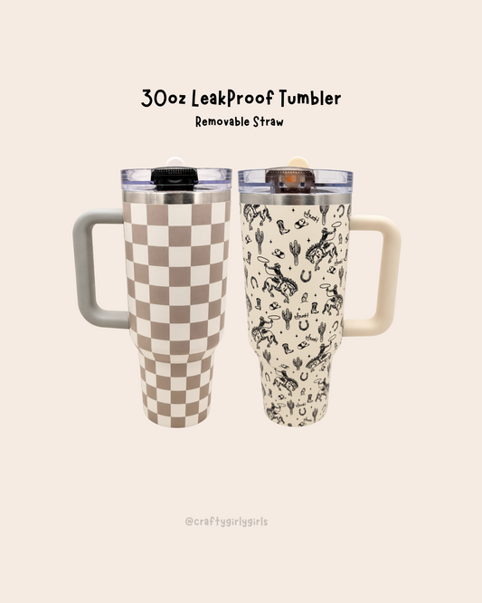 40oz Leakproof Tumbler w/ Removable Straw