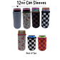Wholesale 12oz Slim/Soda Can Sleeves I 5pc Pack | Reusable Drink Cooler