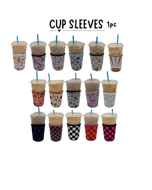 Cup Sleeves I 1pc | Reusable, Washable & Sweat-Proof Drink Sleeves